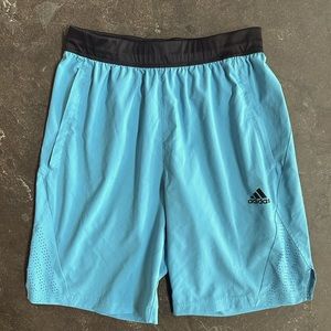 Adidas Blue Axis Training Shorts